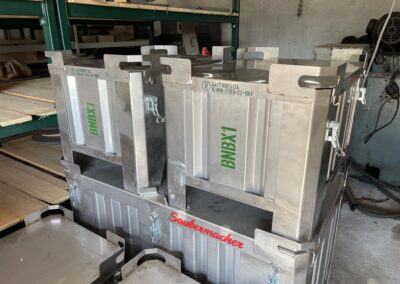 Battery container (Banabox1) under production